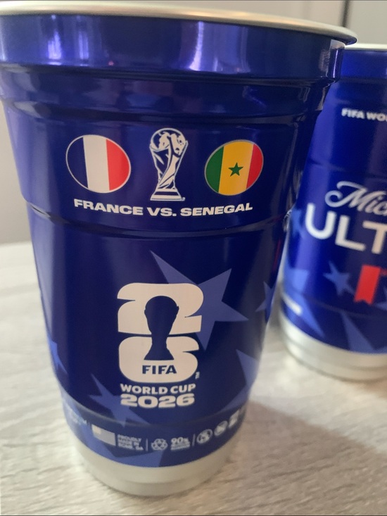 Anheuser-Busch Other - 🆕- Michelob ULTRA World Cup- Set of Collectible Game Cups (6) 🇫🇷 vs 🇸🇳